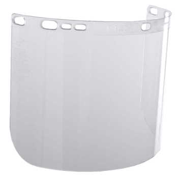 Image for Jackson Safety Face Shield Window For Headgear,unbound D Shape, Clear Case Of 12 from HD Supply