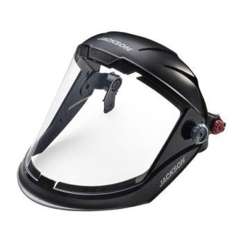 Image for Jackson Safety Maxview Premium Face Shield With Universal Adapter, Black from HD Supply