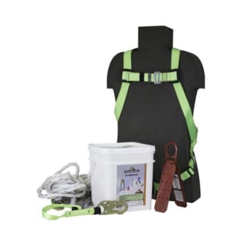 Peakworks Full Body Safety Harness With Pass Thru Leg Buckles, Rope Grab
