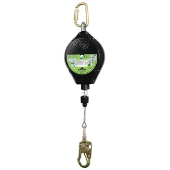 Image for Peakworks Self-Retracting Lifeline With Galvanized Steel Cable, Black from HD Supply