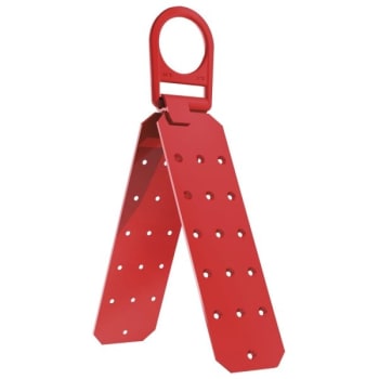 Image for Peakworks Reusable, Temporary Steel Roof Anchor Bracket, Red from HD Supply