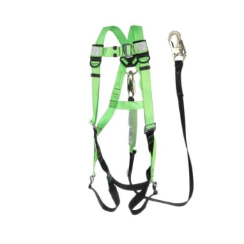 Image for Peakworks Adjustable, Full Body Safety Harness Shock Absorbent Lanyard from HD Supply