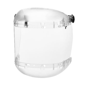 Image for Sellstrom Dual Crown Face Shield With Universal Hard Hat Slot Adapter,chin Guard from HD Supply