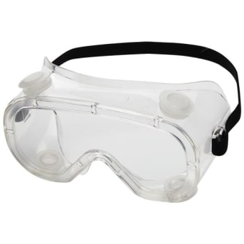 Sellstrom Soft Padded, Protective Safety Goggle Clear Pvc Body, Clear Tint