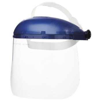 Sellstrom Single Crown Safety Face Shield With Pin-lock Headgear