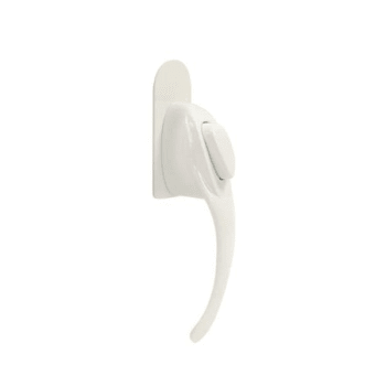 Image for Larson White Push Button Euro Latch from HD Supply