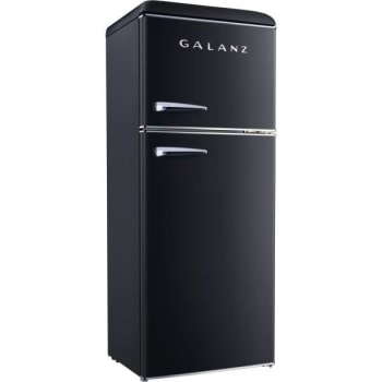 Image for Galanz 10-Cu. Ft. Top Mount Retro-Style Refrigerator, Black from HD Supply