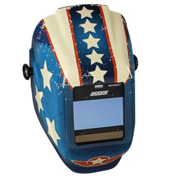 Jackson Safety Insight Variable Adf Welding Helmet, Stars And Scars Graphic