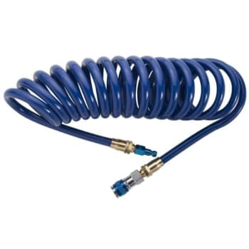 Image for Steelman 25 ft. Coil Hose w/ Disconnect Fittings from HD Supply