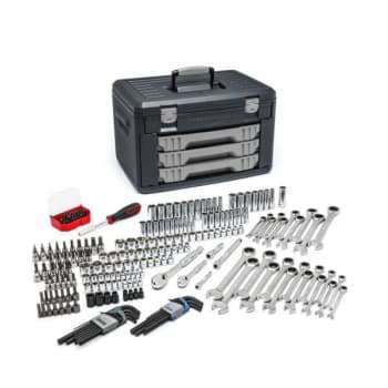 Image for Gearwrench Mechanics Tool Set, 232 Pieces With 3 Drawer Storage Box from HD Supply