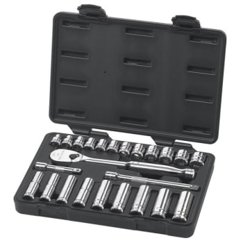 Image for Gearwrench Gearwrench 24 Piece 12 Point Standard And Metric Mechanics Tool Set from HD Supply