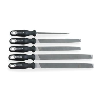 Image for Crescent 5 Pc 6, 8 & 10 General Purpose File Set With Ergonomic Handles from HD Supply