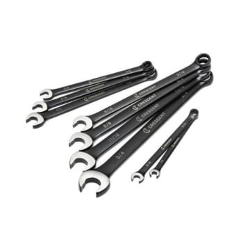 Image for Crescent 9 Piece Long Pattern Combination Sae Wrench Set from HD Supply