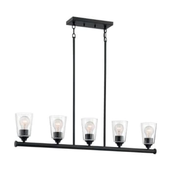 Image for Satco® Bransel 5 In. 5-Light Outdoor Pendant Fixture (Matte Black) from HD Supply