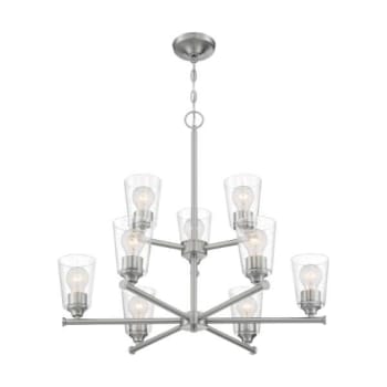 Image for Satco® Bransel 9-Light Indoor Chandelier (Glass) from HD Supply