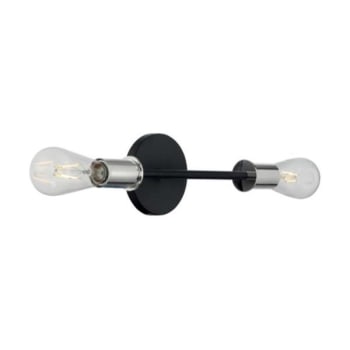 Image for Satco® Ryder 2-Light Bath Vanity Fixture (Black) from HD Supply