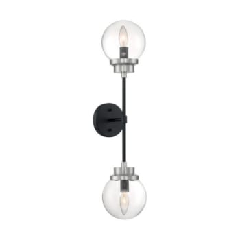 Satco® Axis 2-Light Wall Sconce (Brushed Nickel)