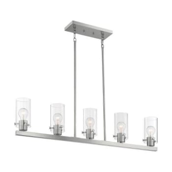 Image for Satco® Somerset 5 In. 5-Light Outdoor Pendant Fixture (Brushed Nickel) from HD Supply