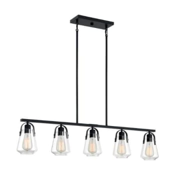 Image for Satco® Skybridge 5 In. 5-Light Outdoor Pendant Fixture (Matte Black) from HD Supply