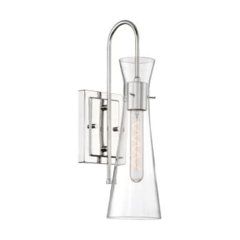 Image for Satco® Bahari 1-Light Wall Sconce (Polished Nickel) from HD Supply