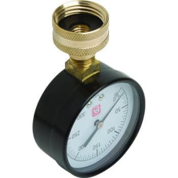 Image for Water Pressure Test Gauge 300 Psi from HD Supply