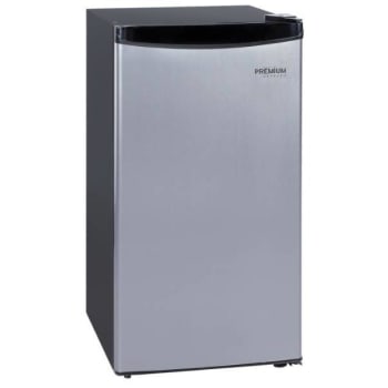 Image for Premium Levella 3.2 Cu Ft Mini Fridge With Freezer, Black With Stainless Door from HD Supply