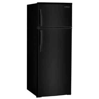 Image for Premium Levella 7.4 Cubic Foot Top Freezer Refrigerator In Black, Counter Depth from HD Supply