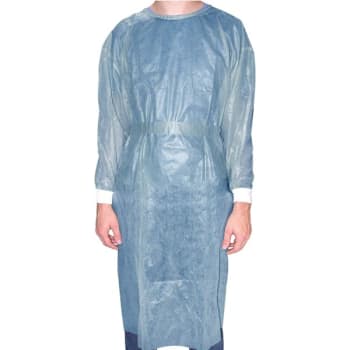 Adenna Pharma-Choice Isolation Gown Blue Level 2, Large, Package Of 10