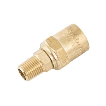 Image for Steelman 3/8-Inch Id Reusable Brass Pneumatic Hose Fitting from HD Supply