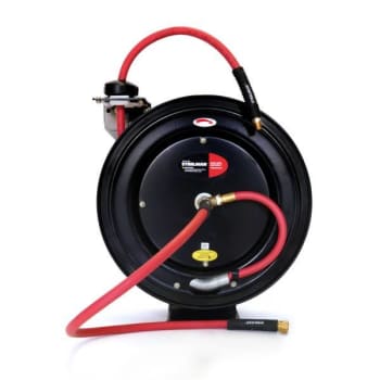 Image for Steelman Enclosed Spring Pneumatic Hose Reel With 35-Foot 3/8-Inch Id Hose from HD Supply