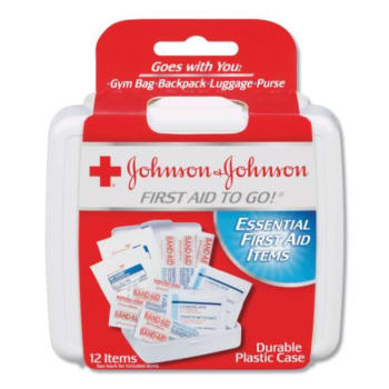 Image for Johnson & Johnson 12 Piece Mini First Aid To Go Kit from HD Supply