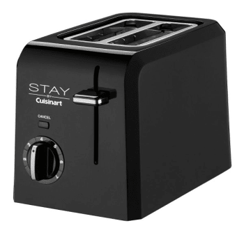 Cuisinart Stay 2-Slice Black Toaster