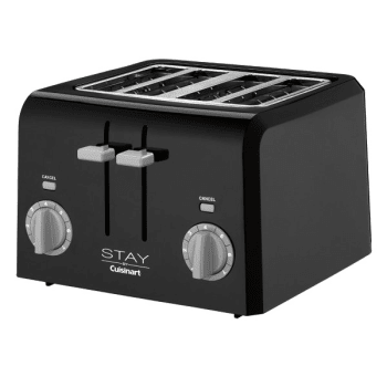 Image for Cuisinart Stay 4-Slice Black Toaster from HD Supply