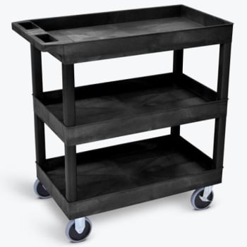 Image for Luxor 32 X 18 Tub Cart - Three Shelves from HD Supply