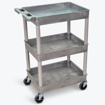 Image for Luxor 24 X 18 Tub Cart - Three Shelves from HD Supply