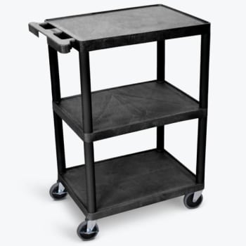 Image for Luxor 24 X 18 Flat-Shelf Cart - Three Shelves from HD Supply