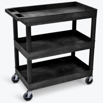 Image for Luxor 32 X 18 Tub Cart - 3 Shelves from HD Supply