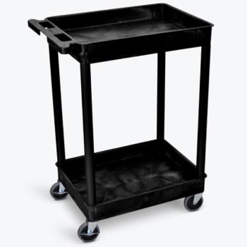Image for Luxor 24 X 18 Tub Cart - Two Shelves from HD Supply