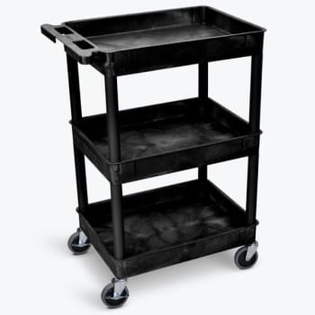 Image for Luxor 24 X 18 Tub Cart -2 Shelves from HD Supply