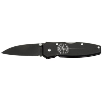 Klein Tools® Black Lightweight Lockback Knife