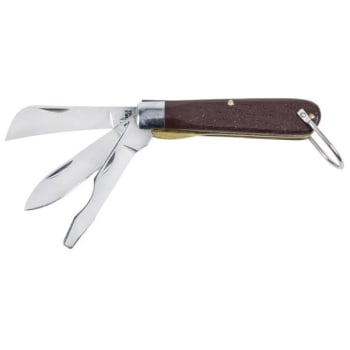 Image for Klein Tools® 3-Blade Pocket Knife With Screwdriver from HD Supply