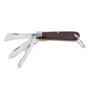 Image for Klein Tools® 3-Blade Pocket Knife With Screwdriver from HD Supply