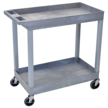 Image for Luxor 32 X 18 Tub Cart - 2 Shelves from HD Supply