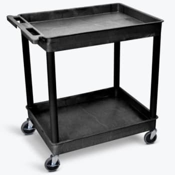 Image for Luxor 32 X 24 Large Tub Cart - Two Shelves from HD Supply