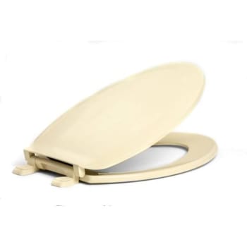 Centoco Elongated Closed Front Toilet Seat In Bone