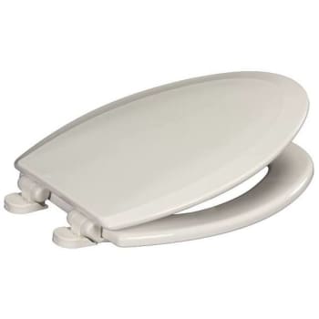 Centoco Elongated Plastic Toilet Seat Featuring Safety Close Traditional