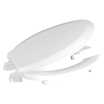 Image for Centoco Elongated 2 Raised Plastic Toilet Seat, Open Front With Cover, Ada from HD Supply