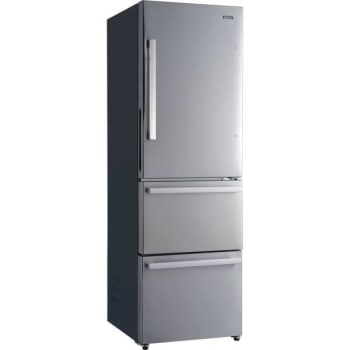 Image for Galanz 12.4-Cu. Ft. 3-Door Bottom Mount Refrigerator, Stainless Steel from HD Supply