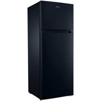 Galanz 7.6-Cu. Ft. Dual-Door Compact Refrigerator, Black