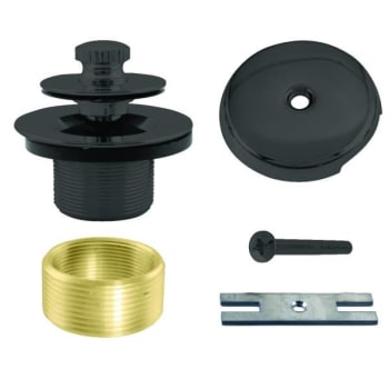 Image for Westbrass Twist & Close Tub Trim Set One-Hole Faceplate With Bushing from HD Supply